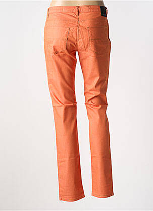 Pantalon slim poches orange LA CIBLE ROUGE femme
