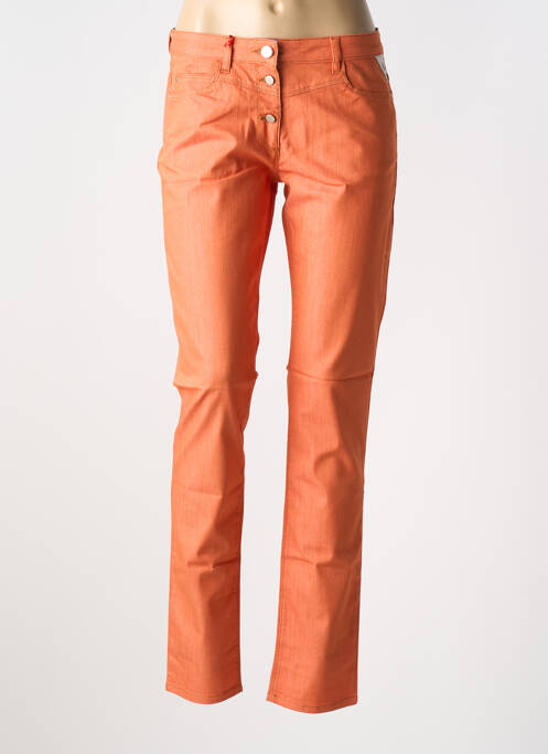 Pantalon slim orange LA CIBLE ROUGE pour femme