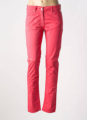 Pantalon slim poches rouge LA CIBLE ROUGE femme