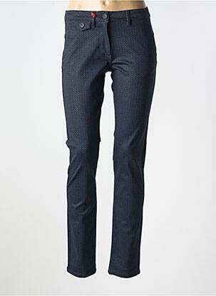 Pantalon slim poches bleu LA CIBLE ROUGE femme
