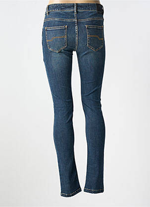 Jeans coupe slim taille basse taille basse bleu LA CIBLE ROUGE femme