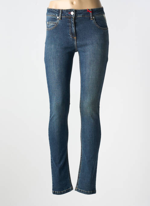Jeans coupe slim bleu LA CIBLE ROUGE pour femme