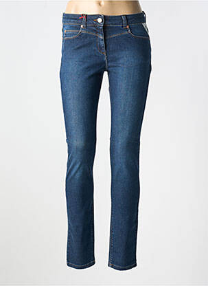 Jeans coupe slim taille basse taille basse bleu LA CIBLE ROUGE femme