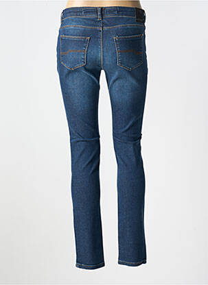 Jeans coupe slim taille basse taille basse bleu LA CIBLE ROUGE femme