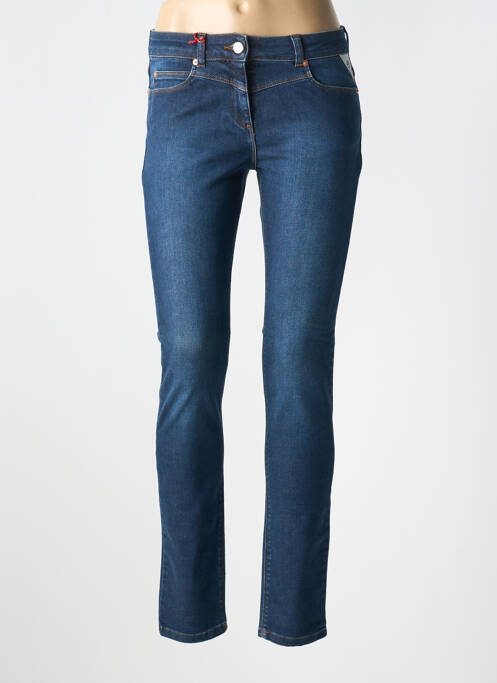 Jeans coupe slim bleu LA CIBLE ROUGE pour femme