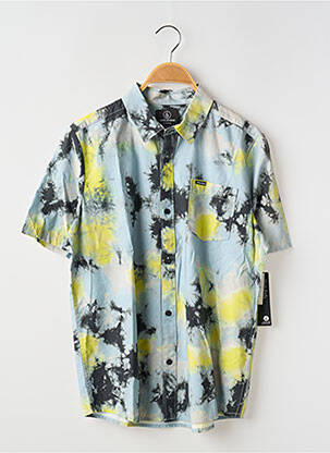 Chemise manches courtes imprimé fantaisie bleu VOLCOM garcon