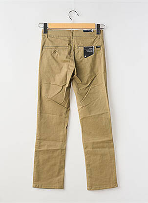 Pantalon chino stretch marron VOLCOM garçon