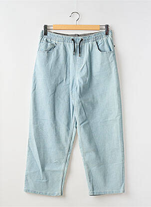 Jeans coupe large taille élastique bleu VOLCOM garçon