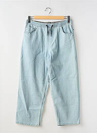 Jeans coupe large taille élastique bleu VOLCOM garcon