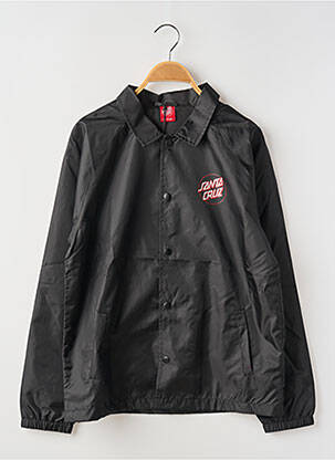 Coupe-vent noir SANTA CRUZ pour garçon