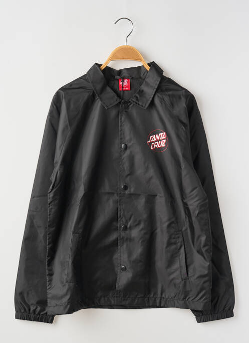 Coupe-vent noir SANTA CRUZ pour garçon