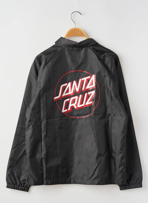 Coupe-vent noir SANTA CRUZ pour garçon