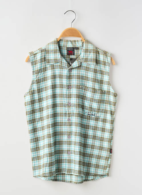 Chemise manches courtes bleu HAWK pour garçon