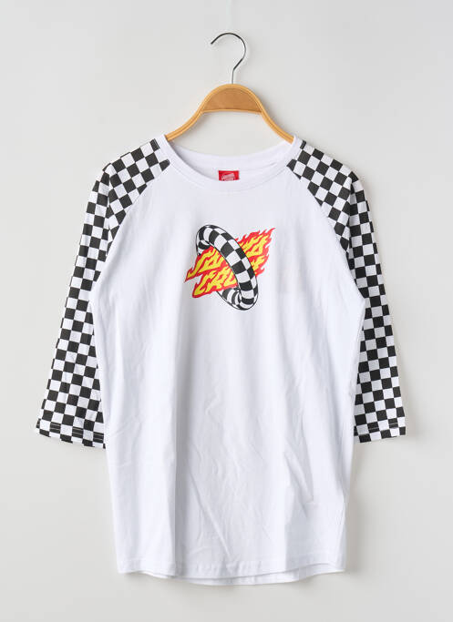 T-shirt blanc SANTA CRUZ pour garçon