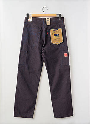 Jeans coupe droite fermeture zippée sous rabat boutonné taille normale bleu LEVI'S homme