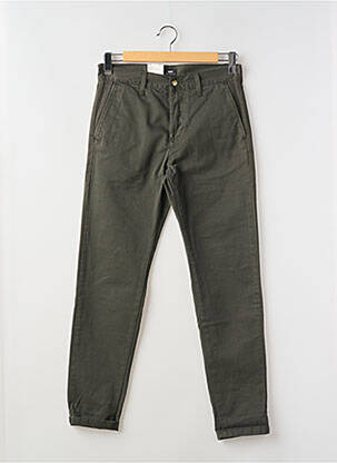 Pantalon chino poches taille normale vert EDWIN homme