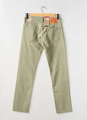 Jeans coupe slim stretch taille normale vert LEVIS homme