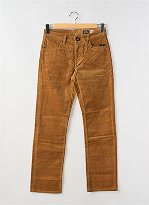 Pantalon droit taille normale taille normale marron VOLCOM homme