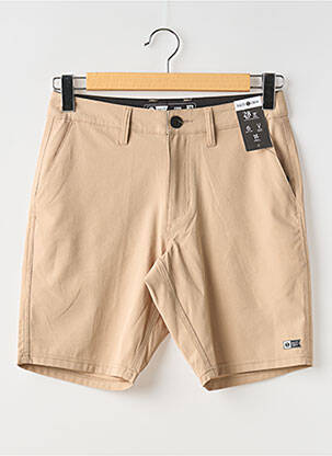 Short tissage popeline taille normale marron SALTY CREW homme