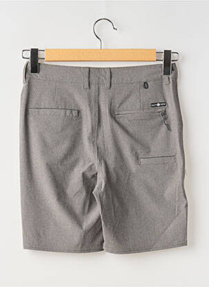 Short tissage popeline taille normale gris SALTY CREW homme