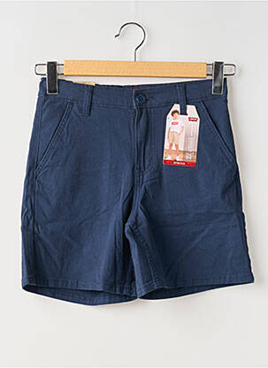 Bermuda tissage popeline bleu LEVI'S garçon