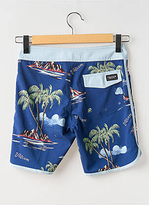 Short de bain tissage popeline bleu VOLCOM homme