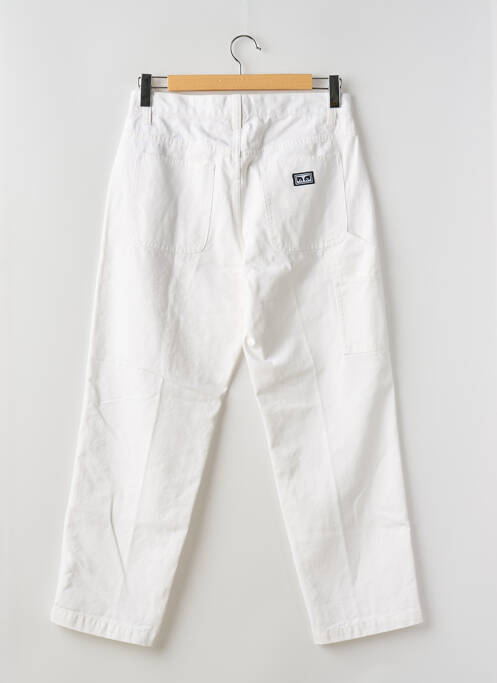 Jeans coupe large blanc OBEY pour homme