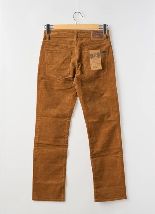 Pantalon droit marron VOLCOM pour homme