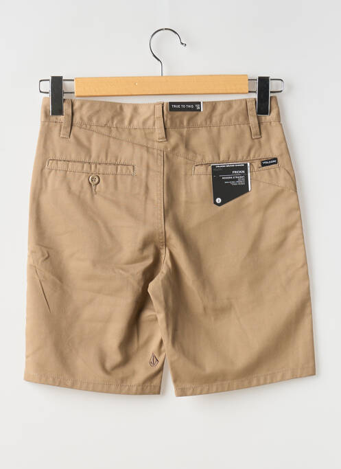 Short marron VOLCOM pour homme