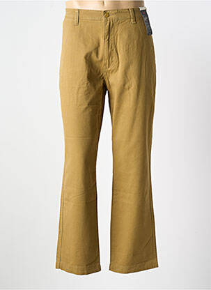 Pantalon chino tissage popeline taille normale marron LEVIS homme