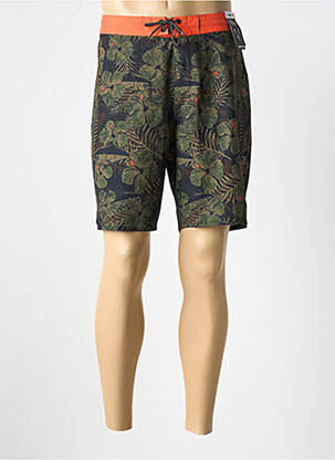 Short de bain tissage popeline vert SALTY CREW homme