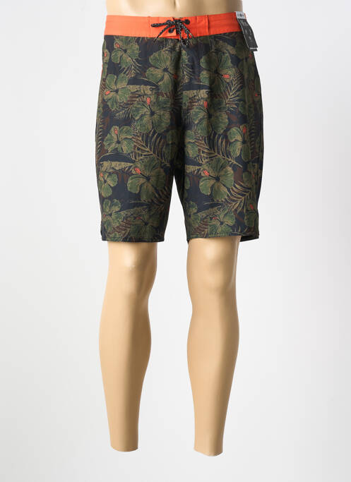 Short de bain tissage popeline vert SALTY CREW homme