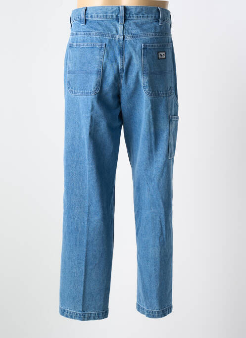 Jeans coupe droite bleu OBEY pour homme