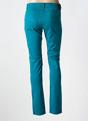Jeans coupe slim stretch taille normale vert LA CIBLE ROUGE femme