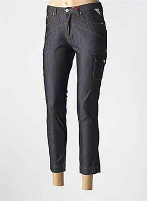 Pantalon cargo slim taille normale noir LA CIBLE ROUGE femme