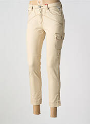 Pantalon cargo beige LA CIBLE ROUGE pour femme seconde vue