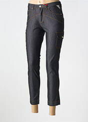 Pantalon cargo noir LA CIBLE ROUGE pour femme seconde vue