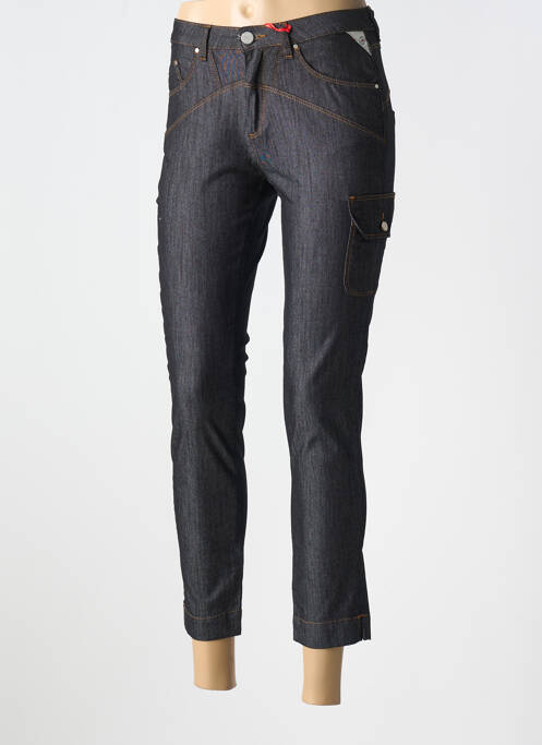 Pantalon cargo noir LA CIBLE ROUGE pour femme