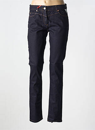 Jeans coupe slim tissage brut taille normale bleu LA CIBLE ROUGE femme