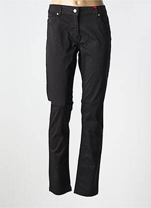 Jeans coupe slim stretch taille normale noir LA CIBLE ROUGE femme