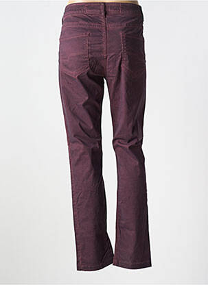 Jeans coupe slim stretch taille normale violet LA CIBLE ROUGE femme