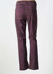 Jeans coupe slim violet LA CIBLE ROUGE pour femme seconde vue