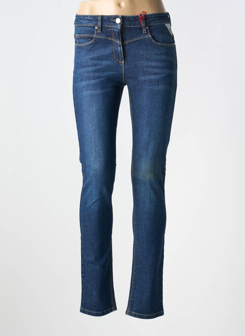 Jeans coupe slim bleu LA CIBLE ROUGE pour femme