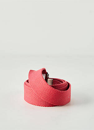 Ceinture fermeture sangle avec plaque en métal rose OBEY homme