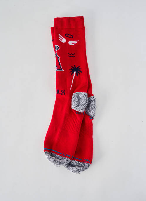 Chaussettes rouge STANCE pour homme