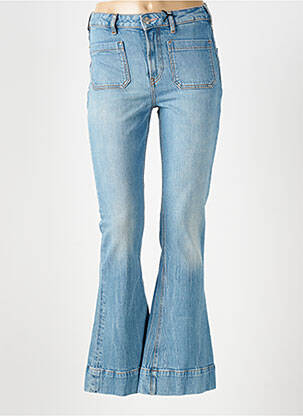 Jean coupe flare stretch taille normale bleu SCOTCH & SODA femme