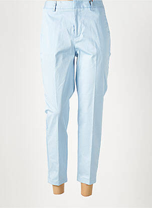 Pantalon chino tissage popeline taille normale bleu SCOTCH & SODA femme