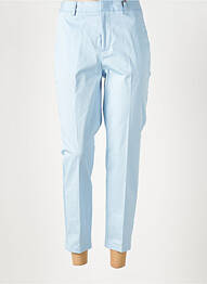 Pantalon chino tissage popeline taille normale bleu SCOTCH & SODA femme