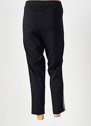 Pantalon 7/8 stretch taille normale noir MAT. femme