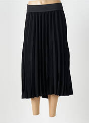 Jupe mi-longue noir MAT. pour femme seconde vue